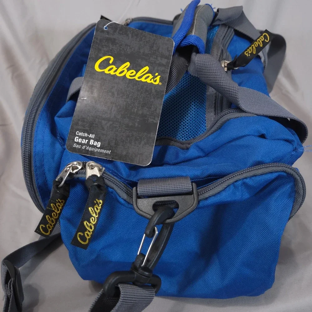 Cabelas Catch-All Gear Bag Weather Resistant 6 Pocket Fishing Hunting Travel NWT